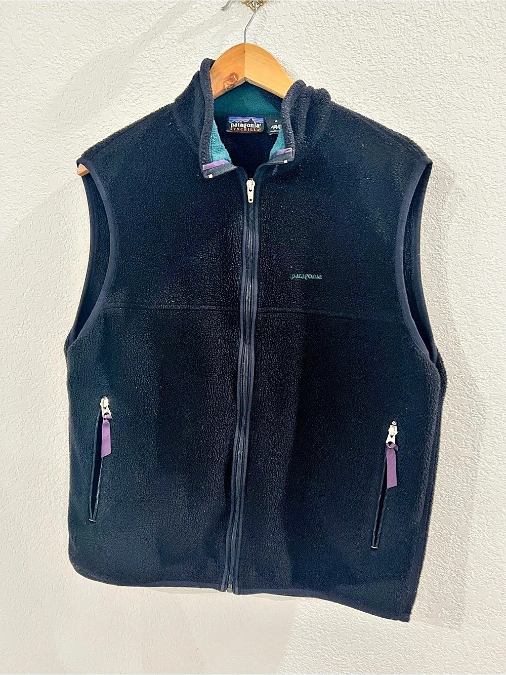 Patagonia Classic Synchilla Fleece Vest Black Medium